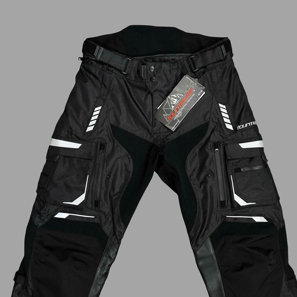 Tourmaster Highlander Waterproof Cordura Motorcycle Pants Men L CE Level 2 NWT